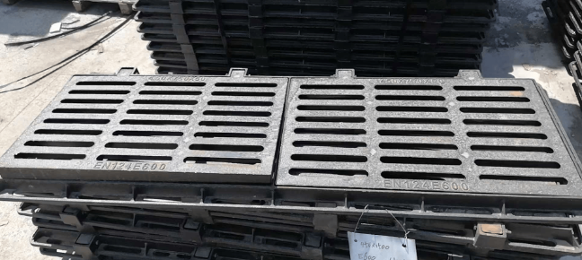 南圣镇球墨铸铁连体双篦展示